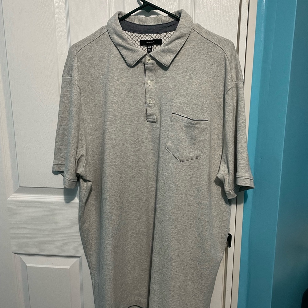 Men's Gray Polo Shirt